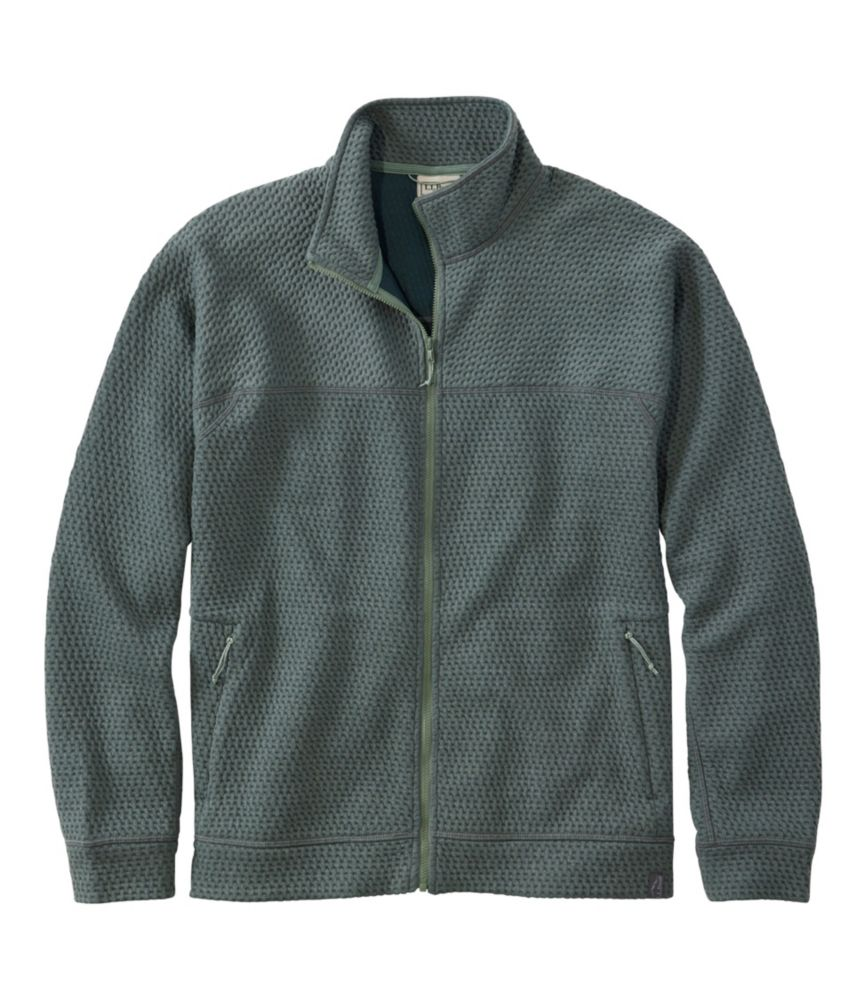 NWT llbean Men's Ridgeknit Full-Zip Jacket