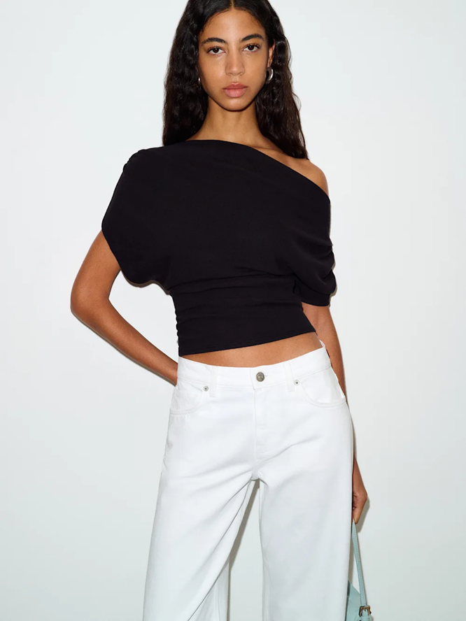 NWT thereformation Iris Knit Top