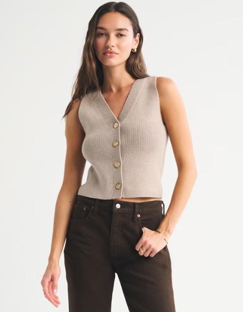 NWT Abercrombie & Fitch V-Neck Sweater Vest