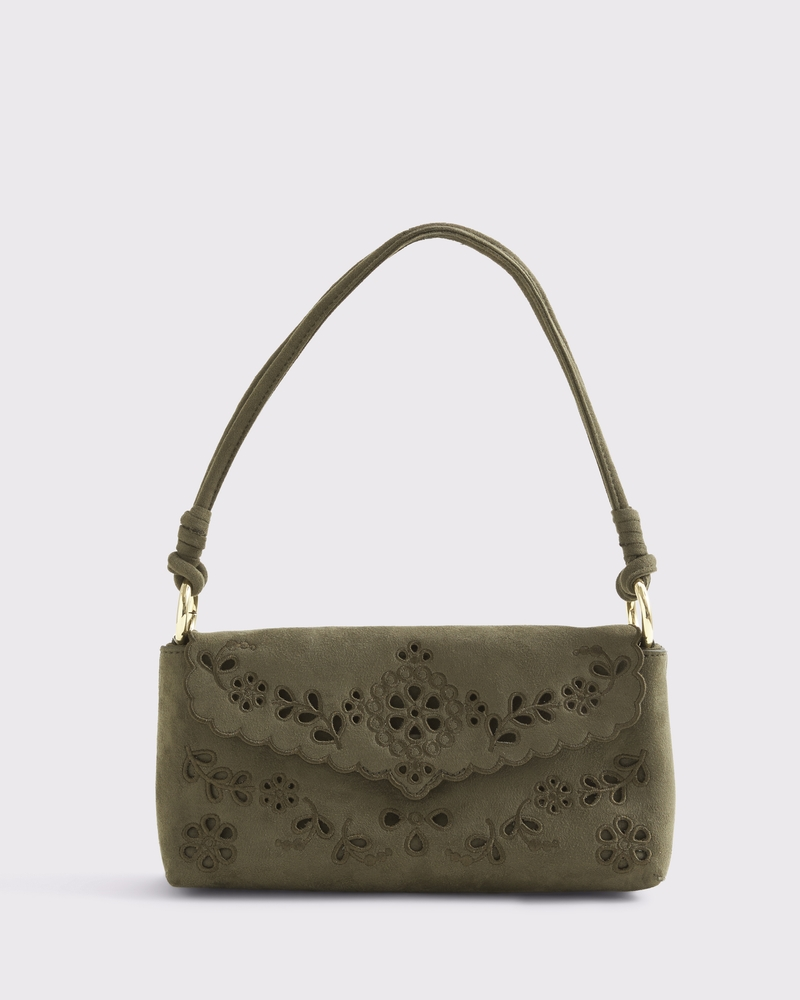 NWT Abercrombie & Fitch Cutwork Shoulder Bag