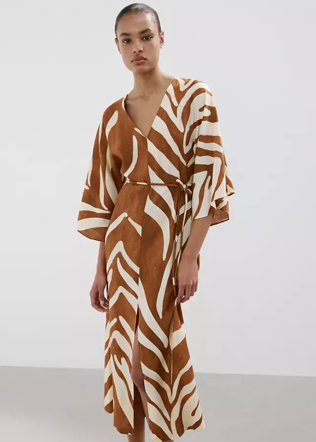 NWT mango Printed cotton dress