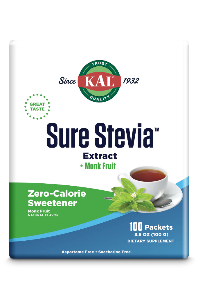 NWT kalvitamins Sure Stevia™ Plus Monk Fruit