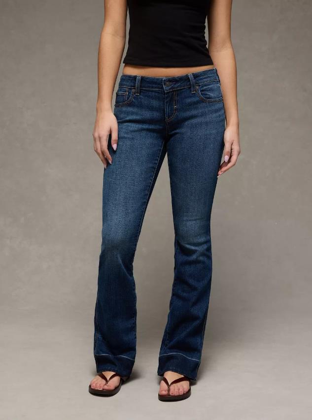 NWT American Eagle Stretch Super Low-Rise Kick Bootcut Jean
