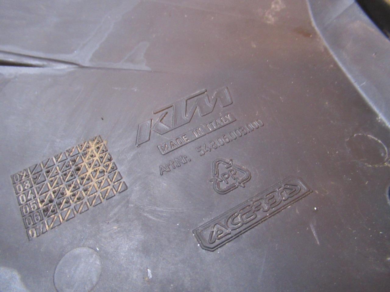 KTM 525 EXC Airfilter Cover 2007