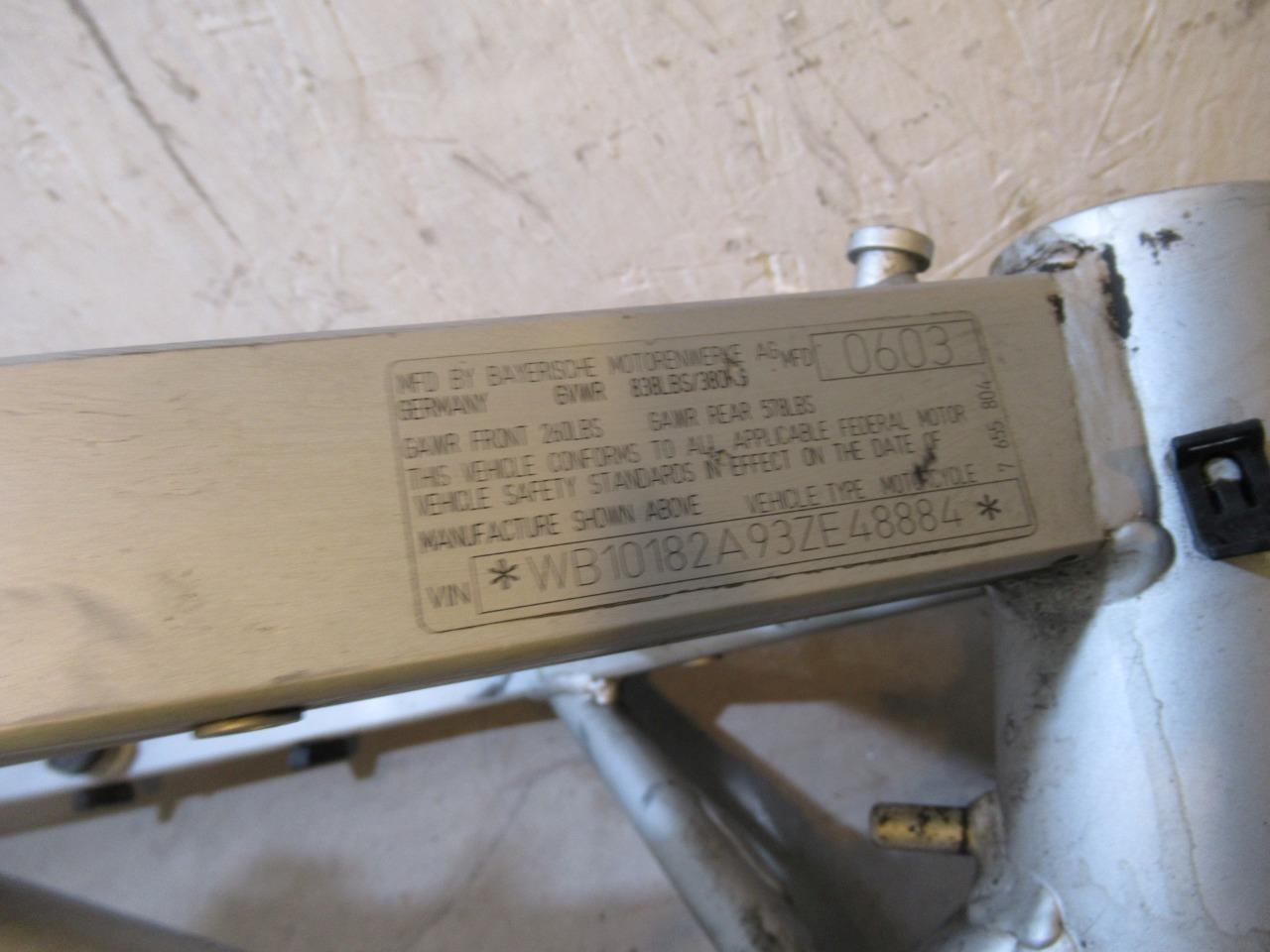 BMW F650gs Frame W/T 2003 #2