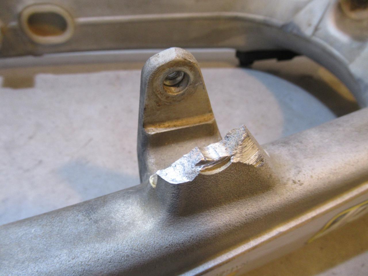 KTM 350 SX-F Swingarm Damaged 2018
