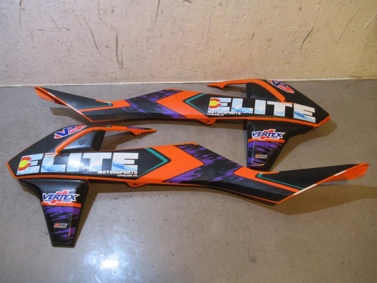 KTM 350 SX-F Radiator Side Panels Fender Covers Plastic 2018