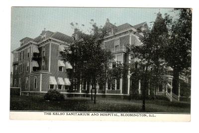 IL - BLOOMINGTON ILLINOIS ADVERTISING Postcard KELSO ...