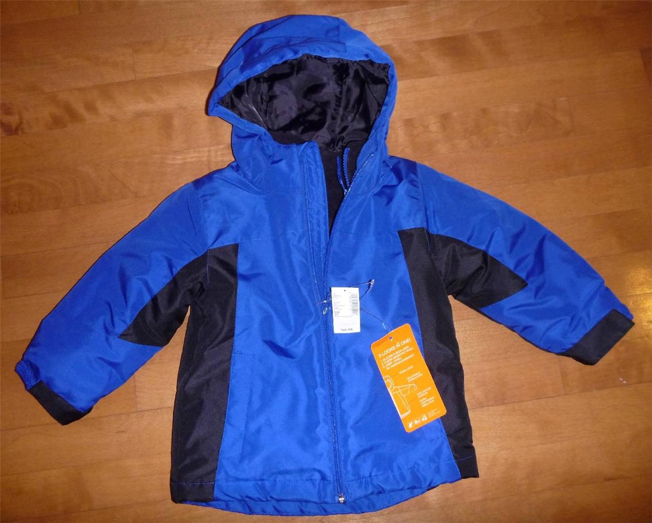 Boys 3 in 1 CHILDREN'S PLACE Winter Coat Ski Jacket Size 3T 4T liner ...