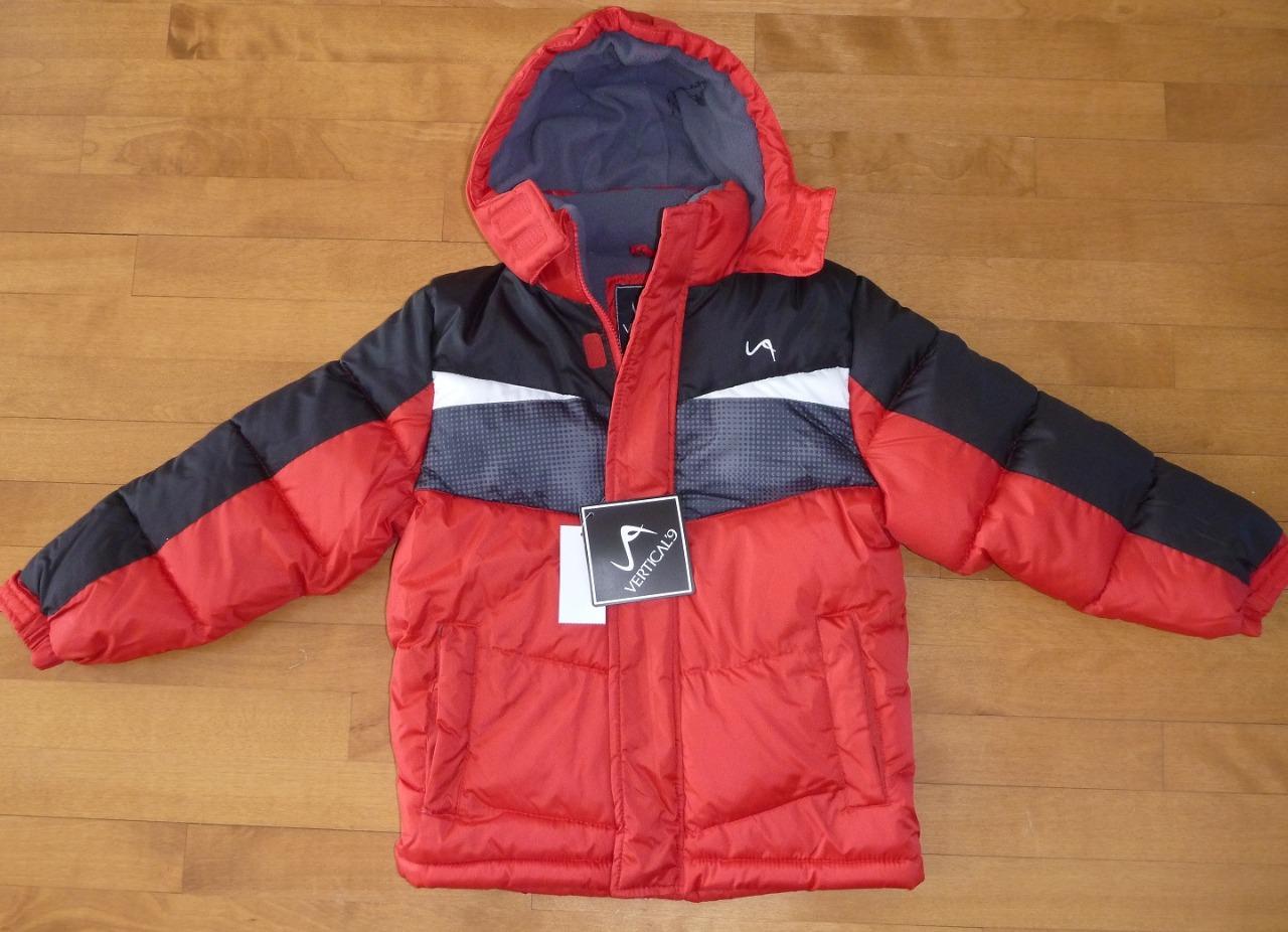 NWT Toddler Boys Vertical '9 Puffer Jacket Winter Coat Hood Size 3T ...