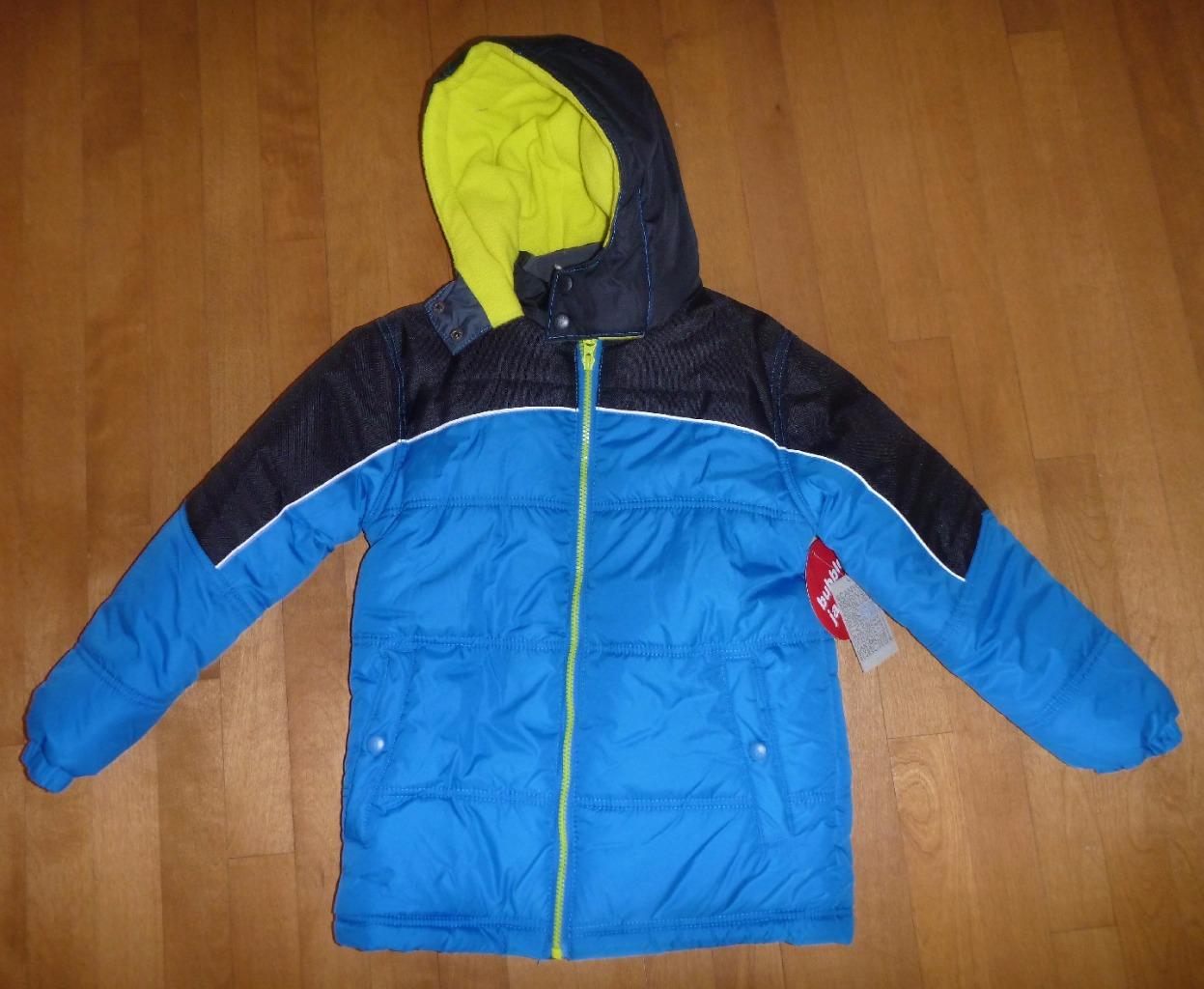 Boys Canyon River Blues PARKA Winter Coat Size 8 10/12 NWT Jacket Black ...