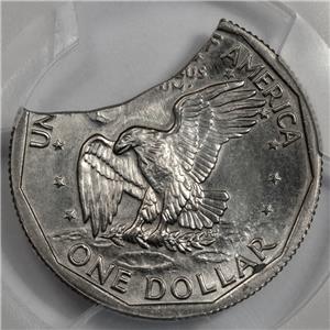 1979 PCGS MS63 Large 22% Clipped Planchet Susan B Anthony