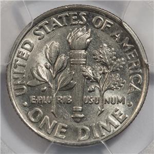 2010 PCGS AU58 Missing Clad Layer Dime Mint Error Extremely