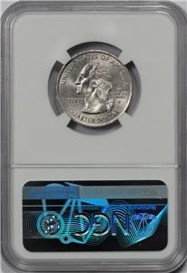 2005 NGC MS65 Missing Clad Layer California Quarter Mint Error