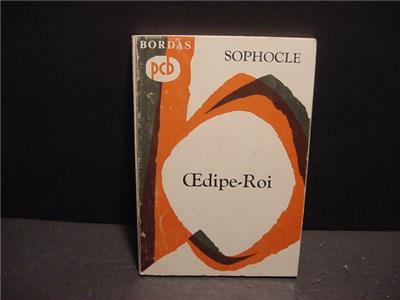 Oedipe Roi By Sophocle Bordas In French Ebay