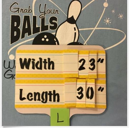 Grab Your Balls We're Going Bowling T Shirt Blue Long Sleeve 100% Cotton NOS - Picture 9 of 9