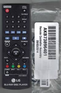 New Genuine Lg Blu Ray Dvd Player Remote Control Akb73896401 Bp135 Bp300 Bp335w Ebay