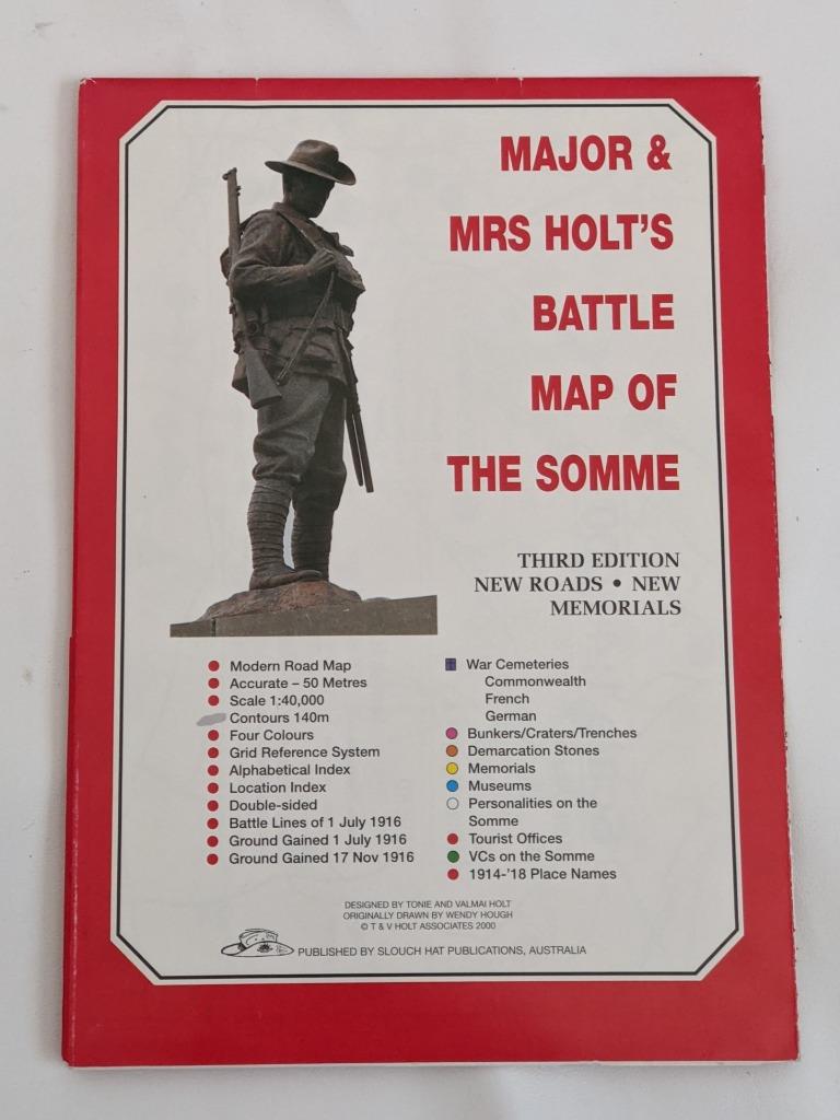 Major & Mrs Holt's Battle Map of the Somme  Third Ed 2000 - Picture 1 of 1