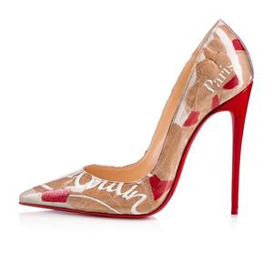 christian louboutin clear pumps