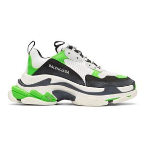 Triple S Sneakers Shoes Fluo Green 