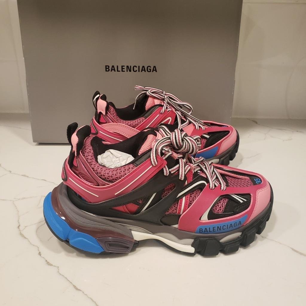 38+ Balenciaga Sneakers Pink And Blue PNG
