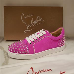 pink studded louboutins