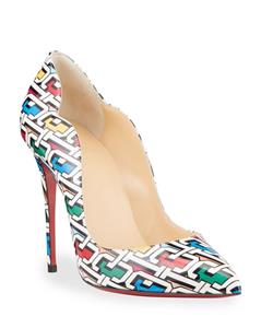 【SI】 Christian Louboutin パンプス パイソン Miss Z - 100 mm Pumps - 'Bengali' printed hairy calf leather
