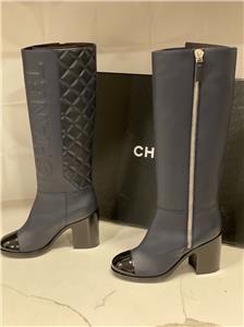 シャネル⭐ミドルブーツ cue様専用】新品そっくりさん⭐CHANELシャネル ターンロック