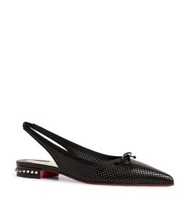 Christian Louboutin  フラット　ミュール Super Loubi Flip woman - Flip-flops - Rubber - Leche - Women
