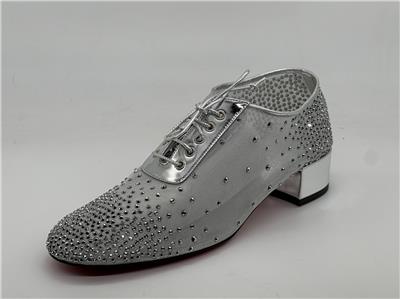 Christian Louboutin DEGRAGINZBAR Derby Strass Crystal Lace