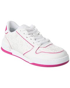 その他 DIOR DIOR ONE Oblique Lasered Perforated Lace Up Low Top Leather