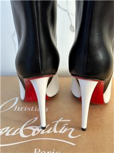 商品画像：Christian Louboutin Astrilarge Botta 100 Two-tone Leather 1