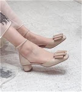 DIOR IDYLLE Patent Leather Ankle Strap Bow Buckle Ballet Pumps