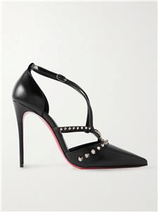 Christian Louboutin TATOOSHKA SPIKES PUMP 100 Leather