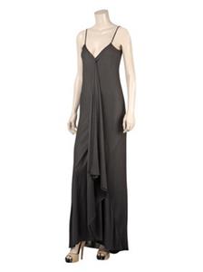 DVF Diane Von Furstenberg UELLA GOWN Maxi Long Dress Gown Black $695 | eBay