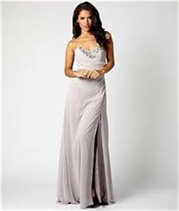 lipsy vip print one shoulder maxi dress
