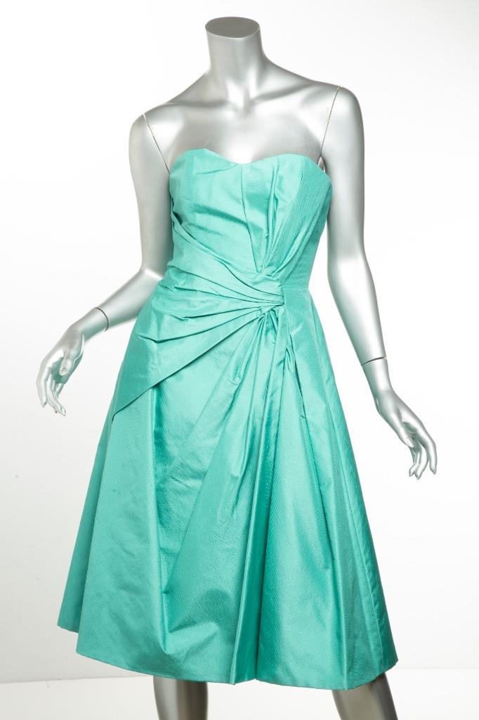 seafoam green cocktail dress