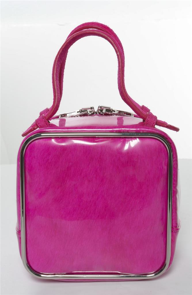 alexander wang pink fur bag