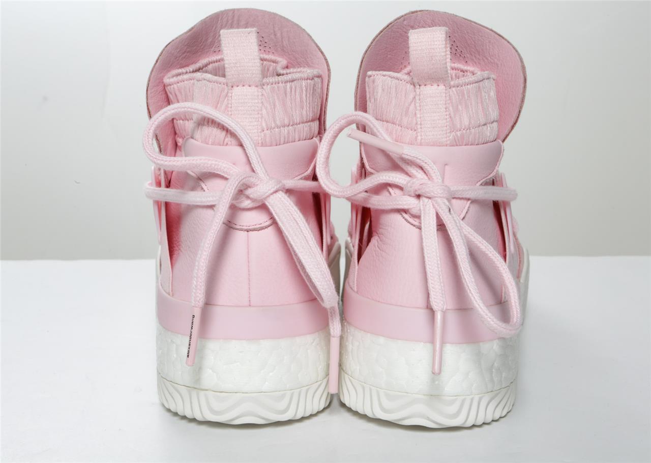 ALEXANDER WANG X ADIDAS Originals Pink Leather B-Ball High