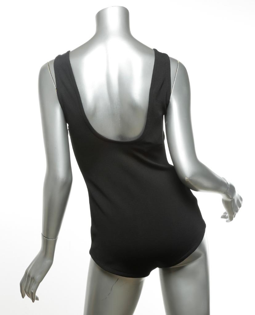 PRADA 水着　未着用品　ヴィンテージ　サイズ40 PRADA Womens Black Sleeveless Bandage Bodysuit Top NEW $1575