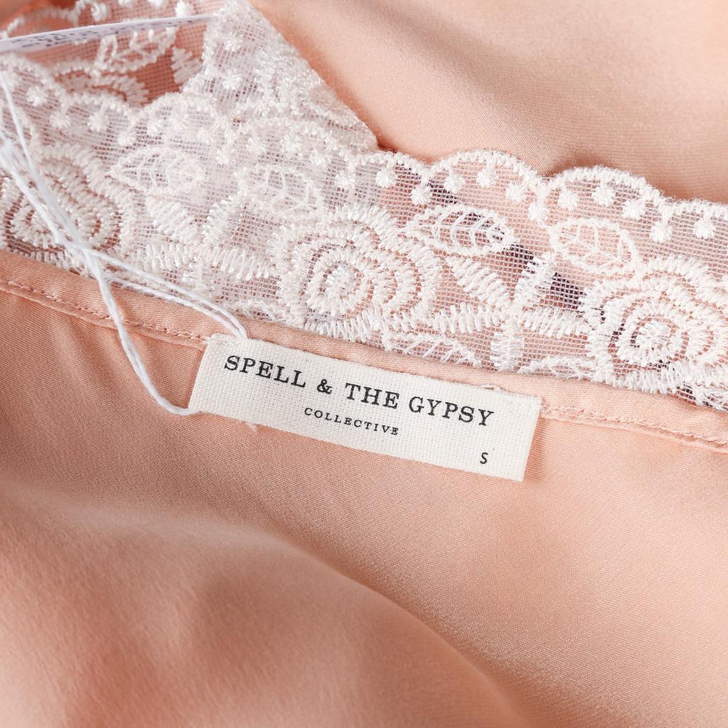 【新品】spell and the gypsy collective 水着 S Spell & The Gypsy Gypset Cheeky Bikini Bottom Ocean