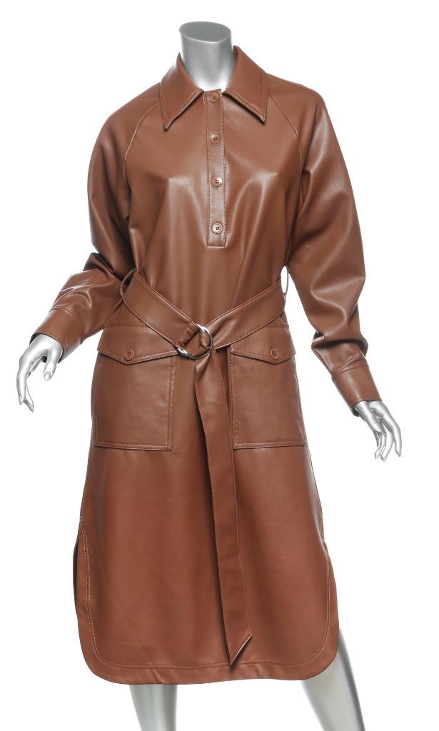 knee length dresses for ladies Eco Silk Pleated Godet Dress main image 1