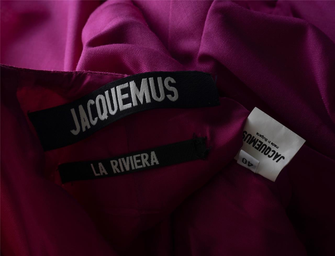 JACQUEMUS ボリュームスリーブドレス JACQUEMUS ボリュームスリーブドレス