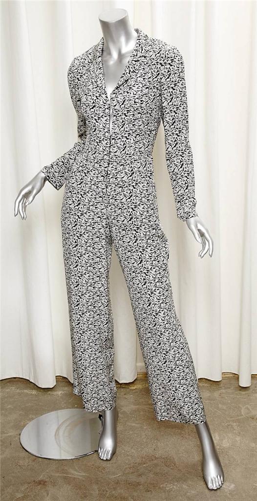 black and white chanel jumpsuit