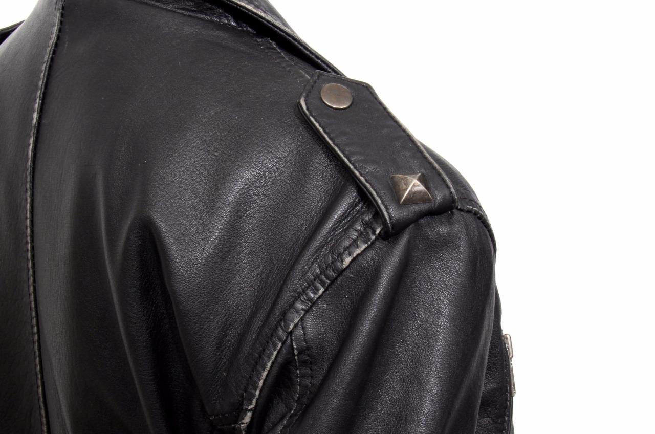 KATE MOSS x TOPSHOP Womens Black Distressed Leather ... (1280 x 848 Pixel)