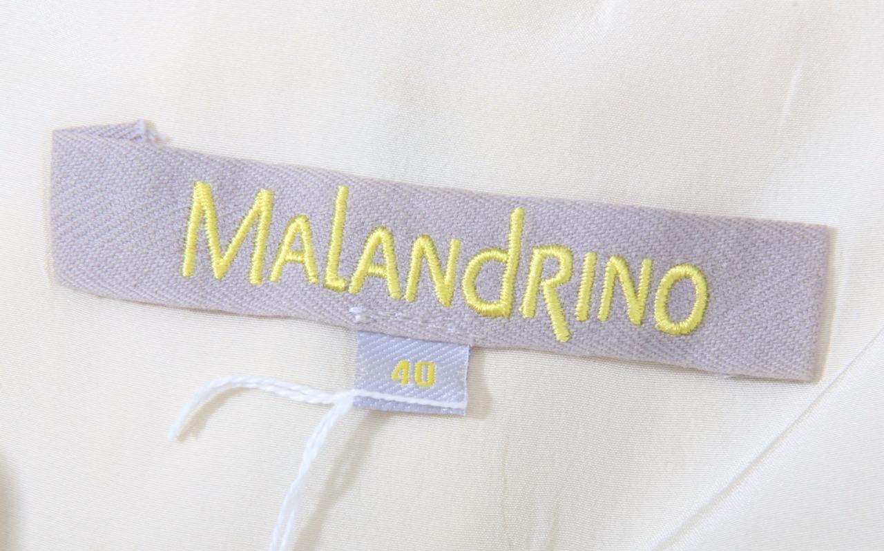 Robe Midi Catherine Malandrino Crème Et Argent Dentelle Florale Taille 40 - Occasion En Excellent état