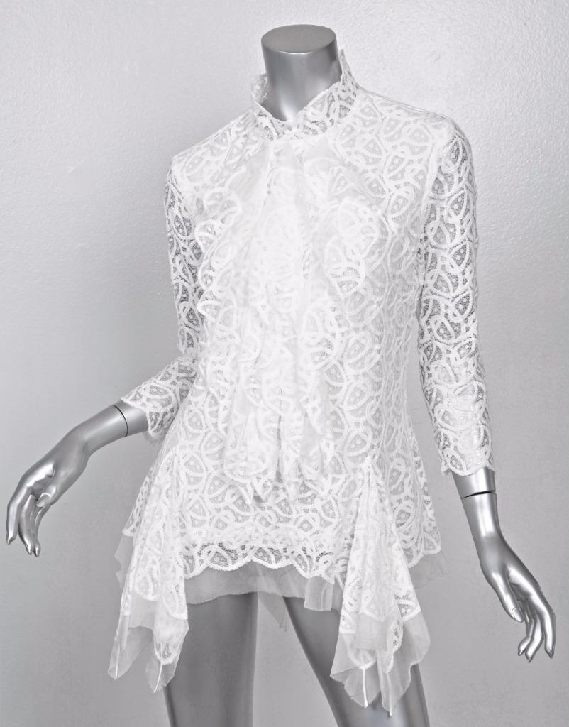oscar de la renta peplum top