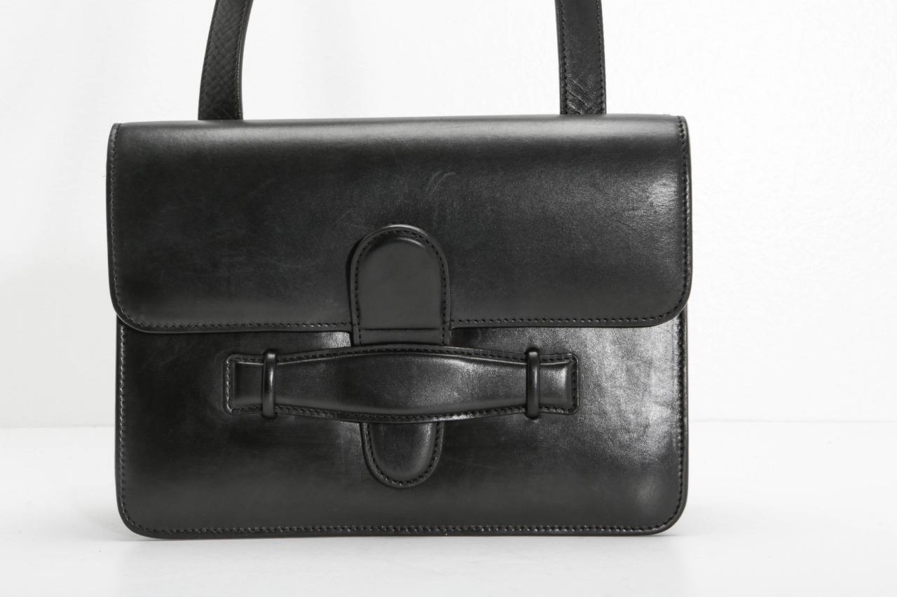 black leather celine bag