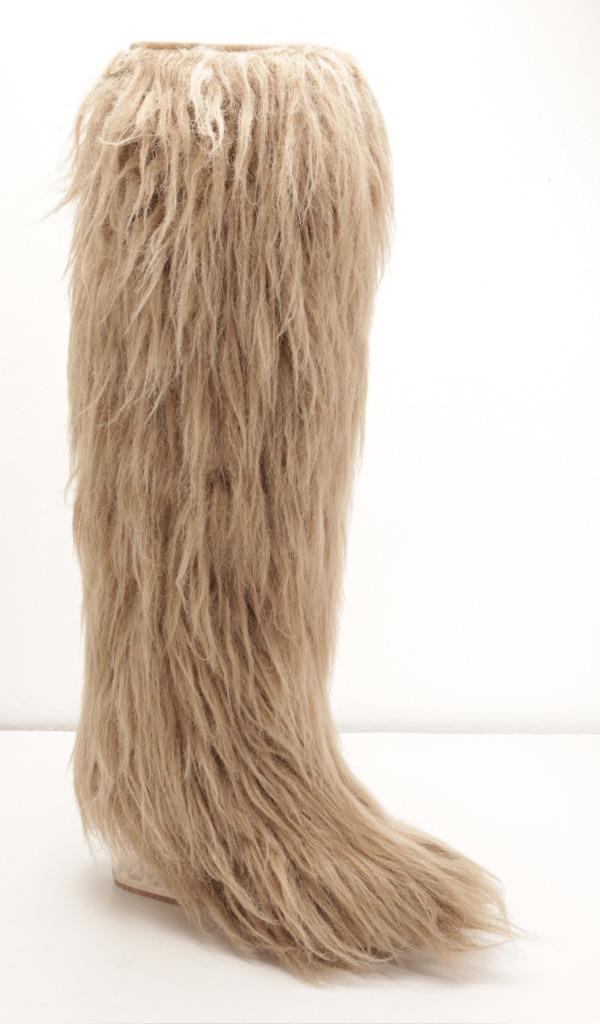 CHANEL FW10 Fantasy Faux Fur Over-The 