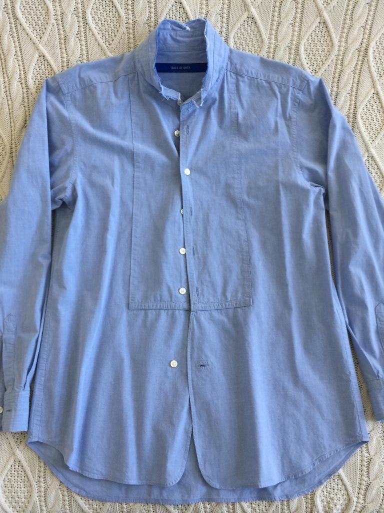 columbia red white and blue shirt